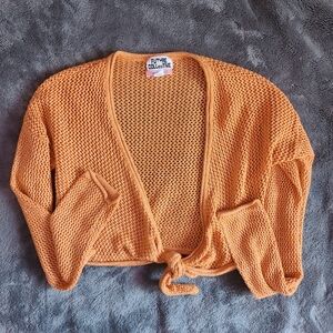 Sparkly Orange Crop Top